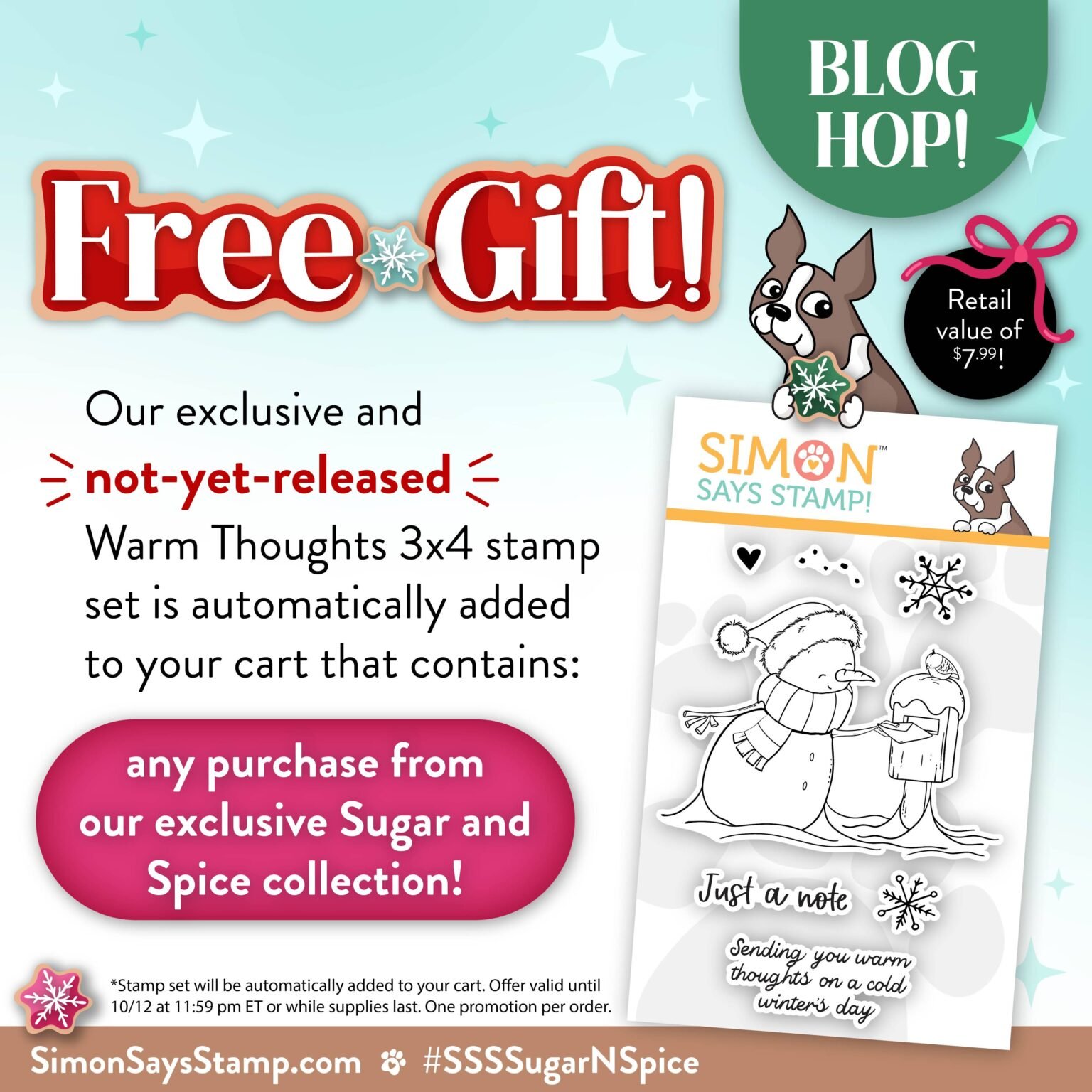 Simon Says Stamp Sugar and Spice Release Blog Hop … Day 1